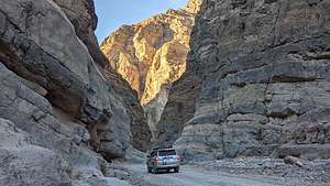 The Narrows of Titus Canyon