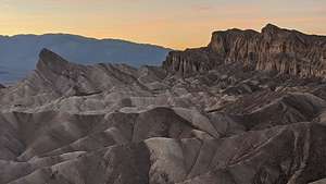 Sunset at Zabriskie Point