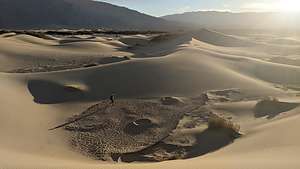 Mysterious crater-like features in Mesquite Dunes