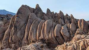 Bulbous formations in the Alabama Hills