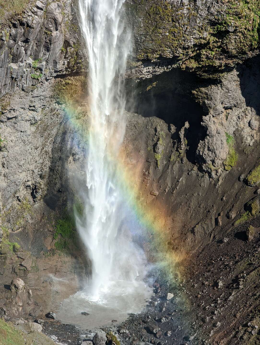 Rainbow over Hangandifoss Rainbow over Hangandifoss