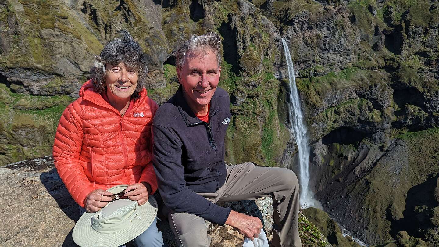 Hangandifoss viewpoint Hangandifoss viewpoint