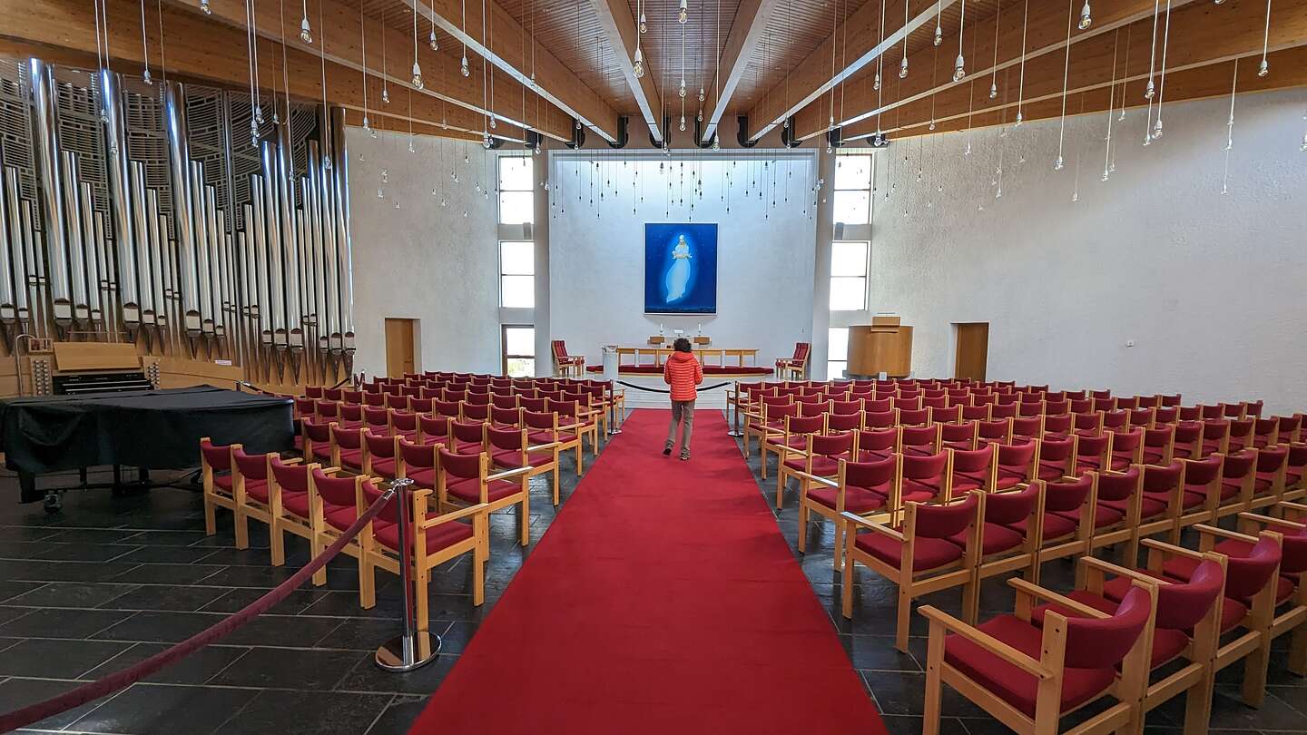 Interior of Stykkishólmskirkja Interior of Stykkishólmskirkja