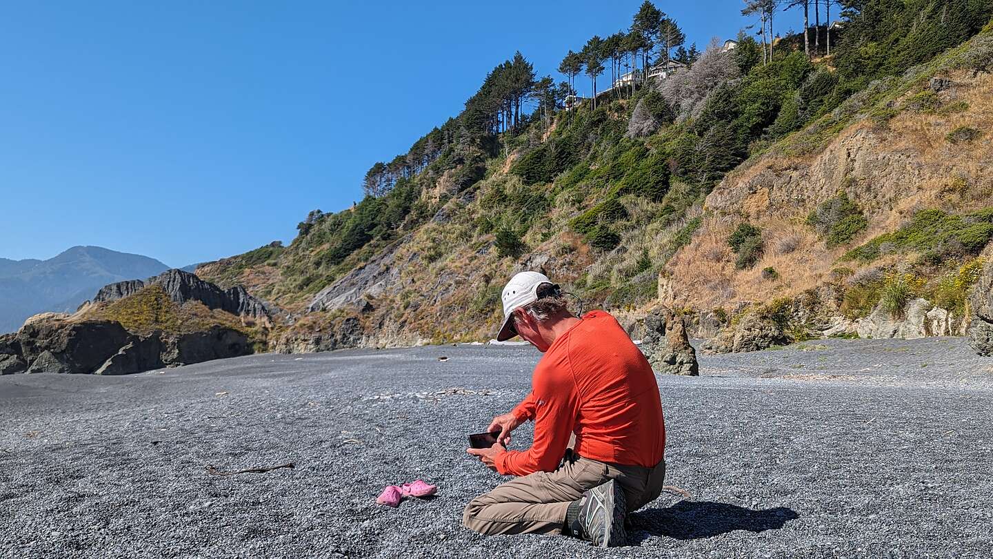 Lost shoes on the Lost Coast Lost shoes on the Lost Coast