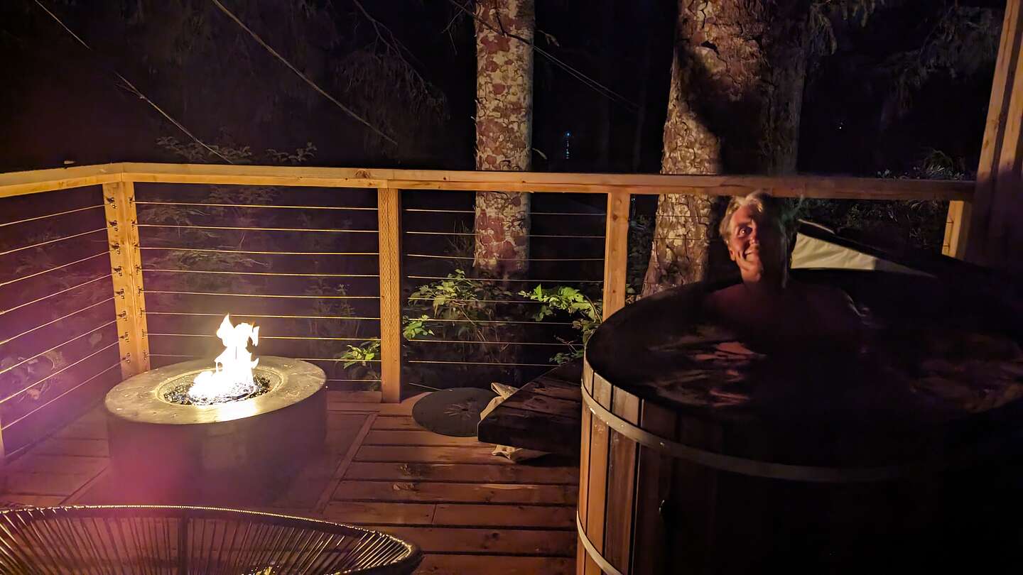 Herb and his hot tub
