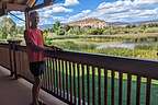 Our balcony at Boulder Mountain Lodge