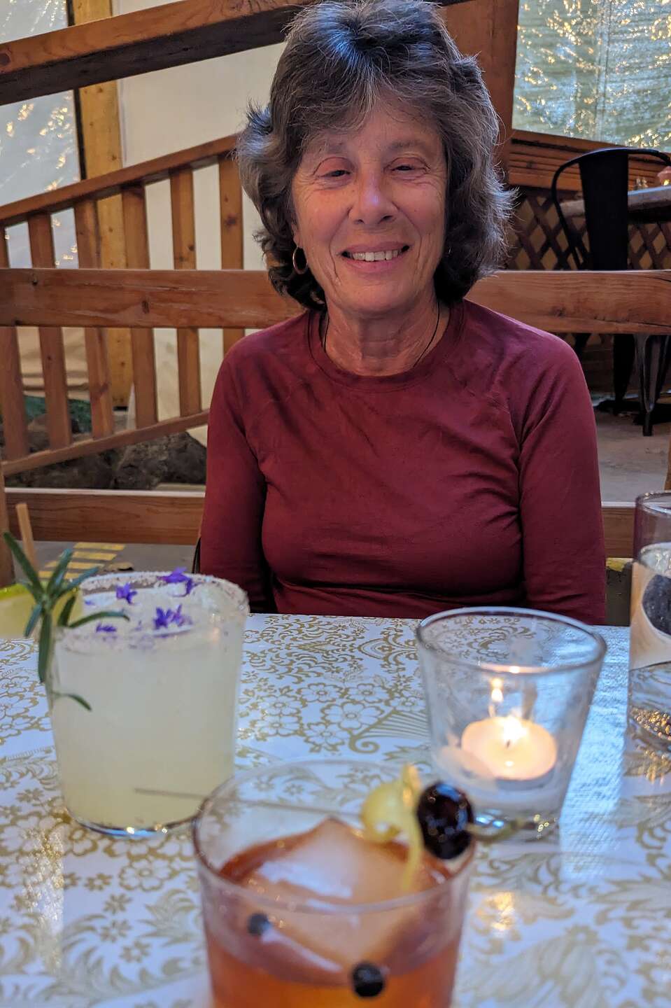 Lolo and her Hellfire Margarita Lolo and her Hellfire Margarita