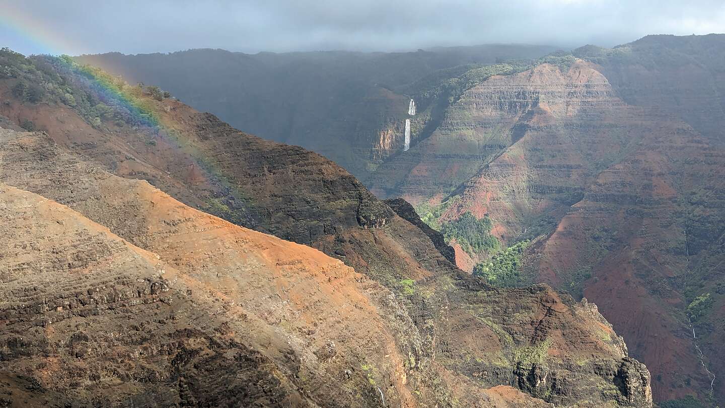 Rainbow Waimea Canyon Rainbow Waimea Canyon