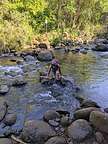 Stream crossing near Hanakapi’ai Beach