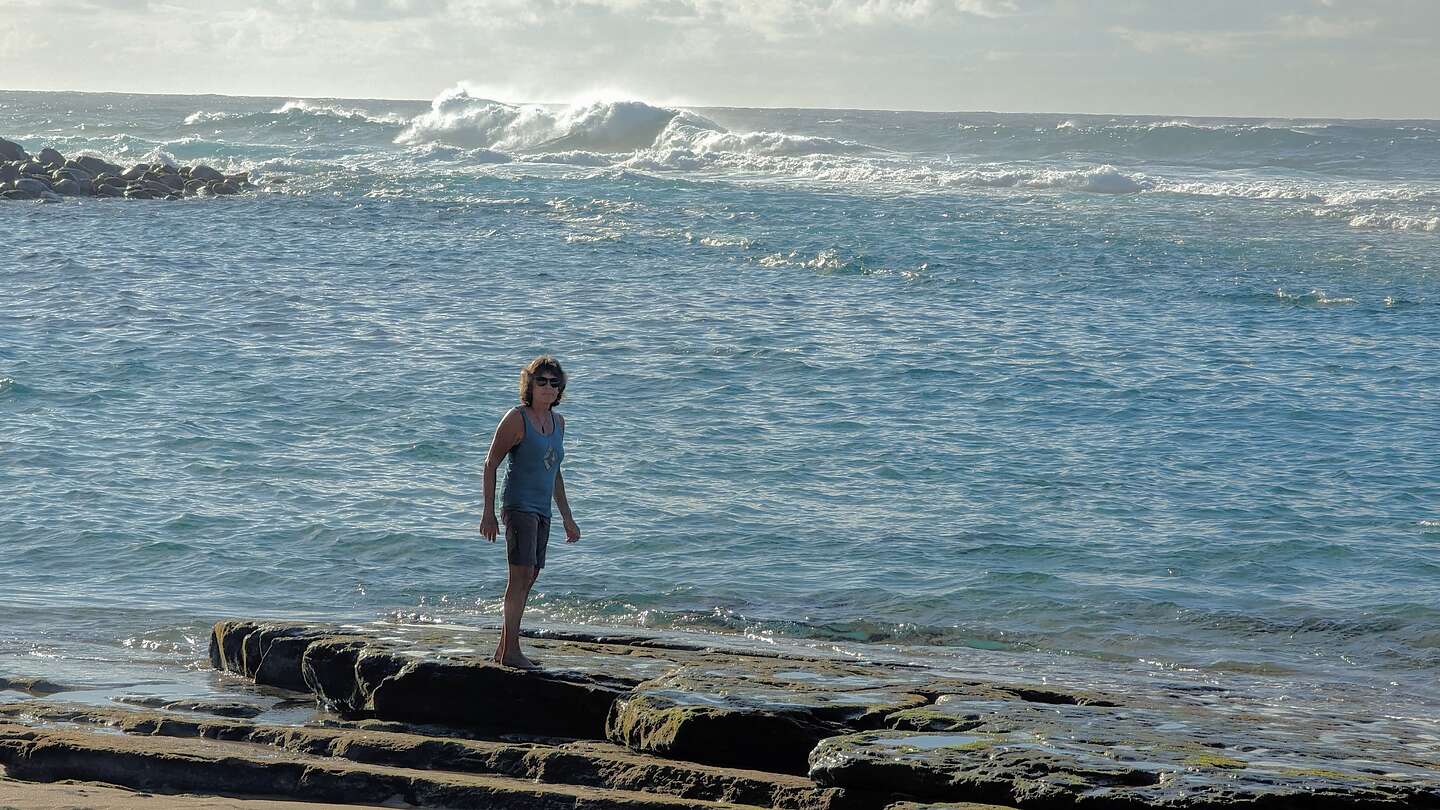 Back on Ke'e Beach Back on Ke'e Beach