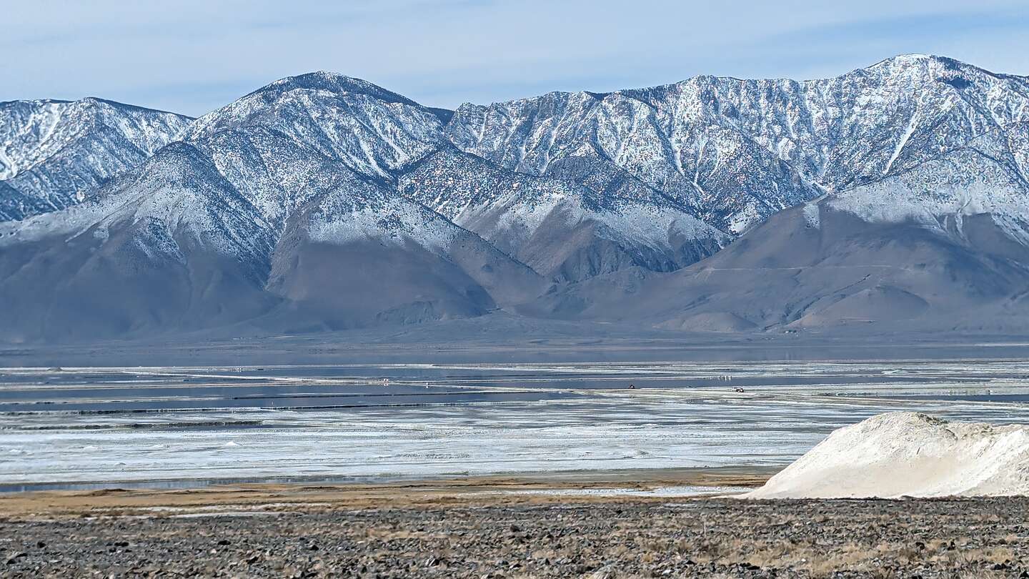Owens Lake with water Owens Lake with water