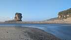 Punakaiki Beach sea stack