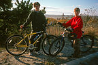 Boys with bikes