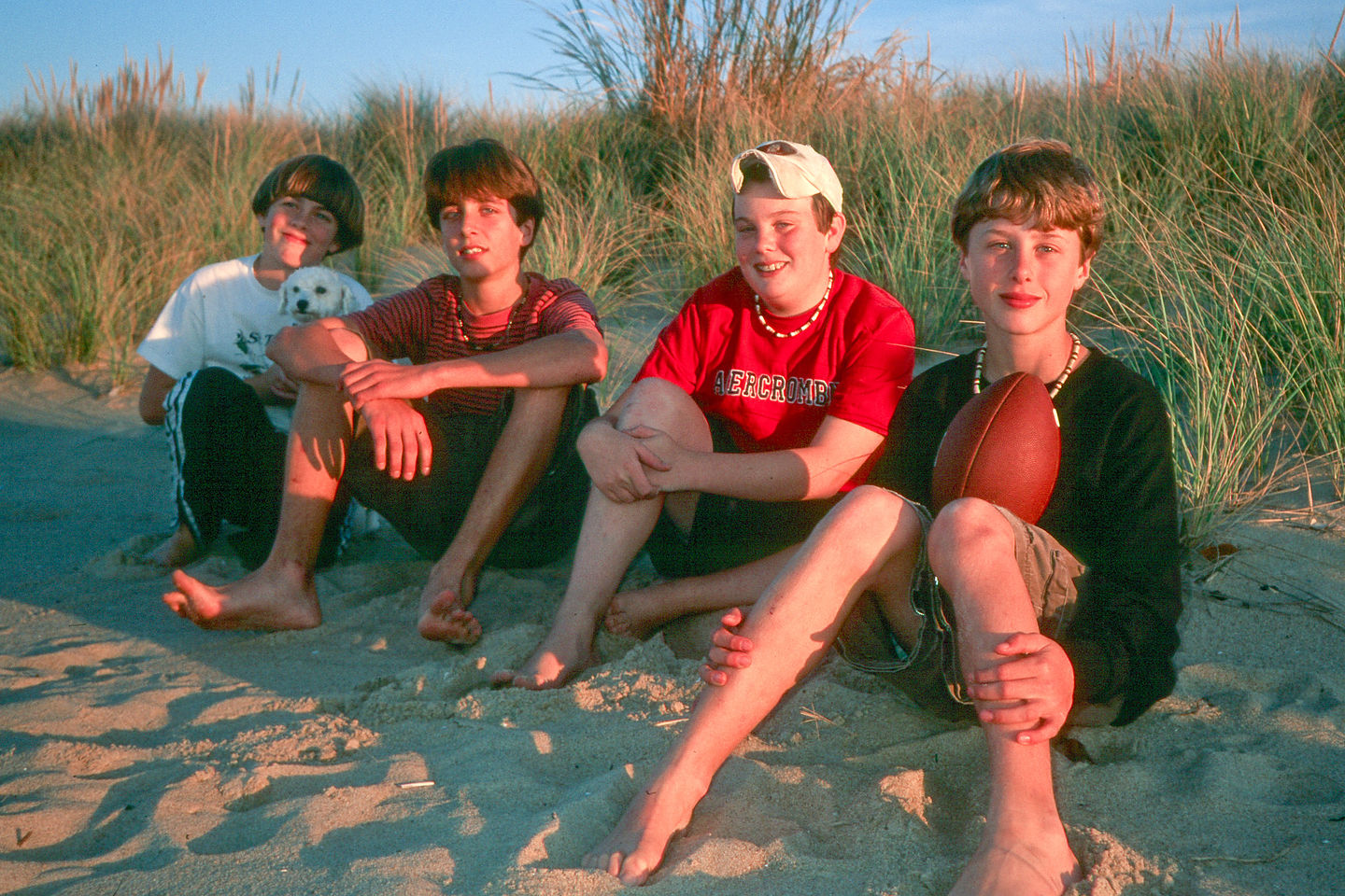 Gaidus & Bleakley boys on beach