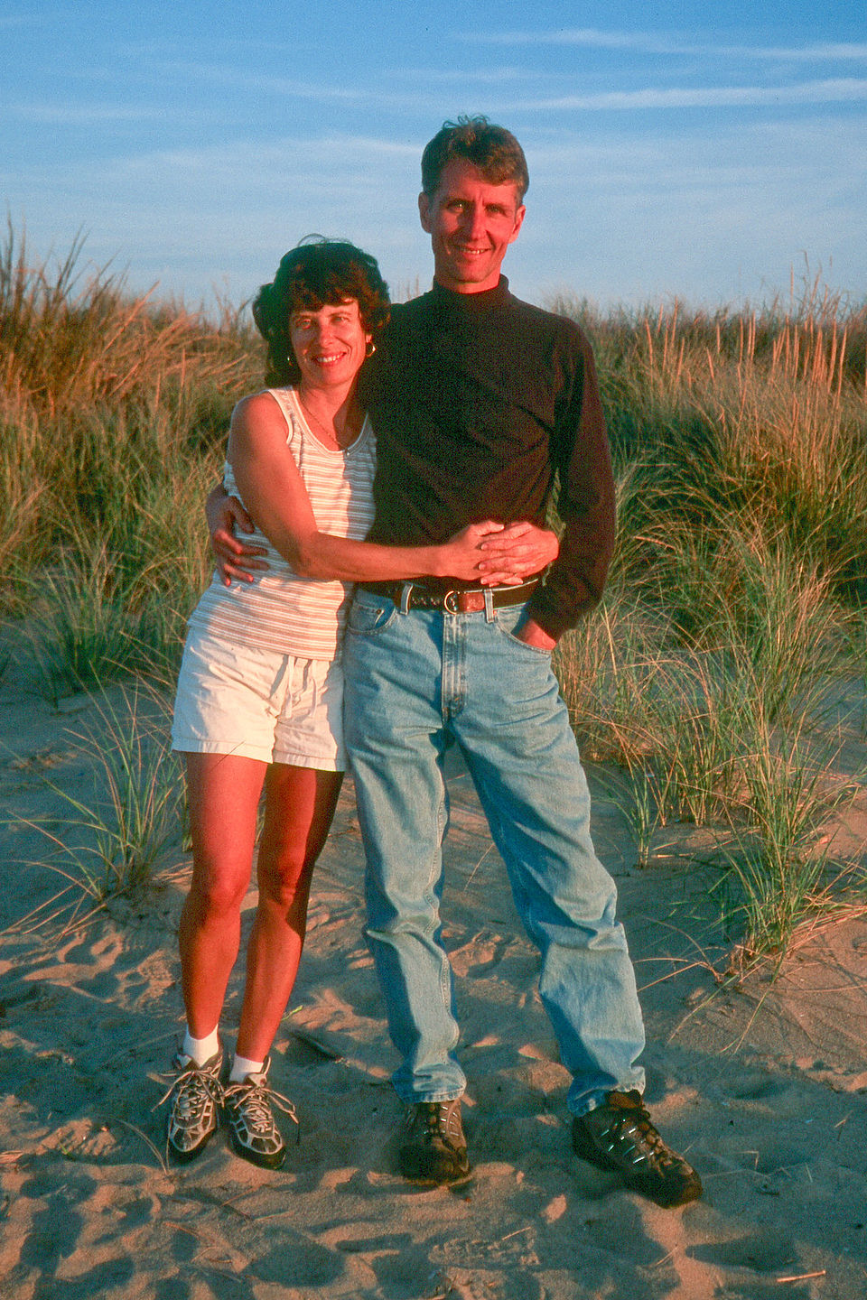 Lolo and Herb on beach Lolo and Herb on beach
