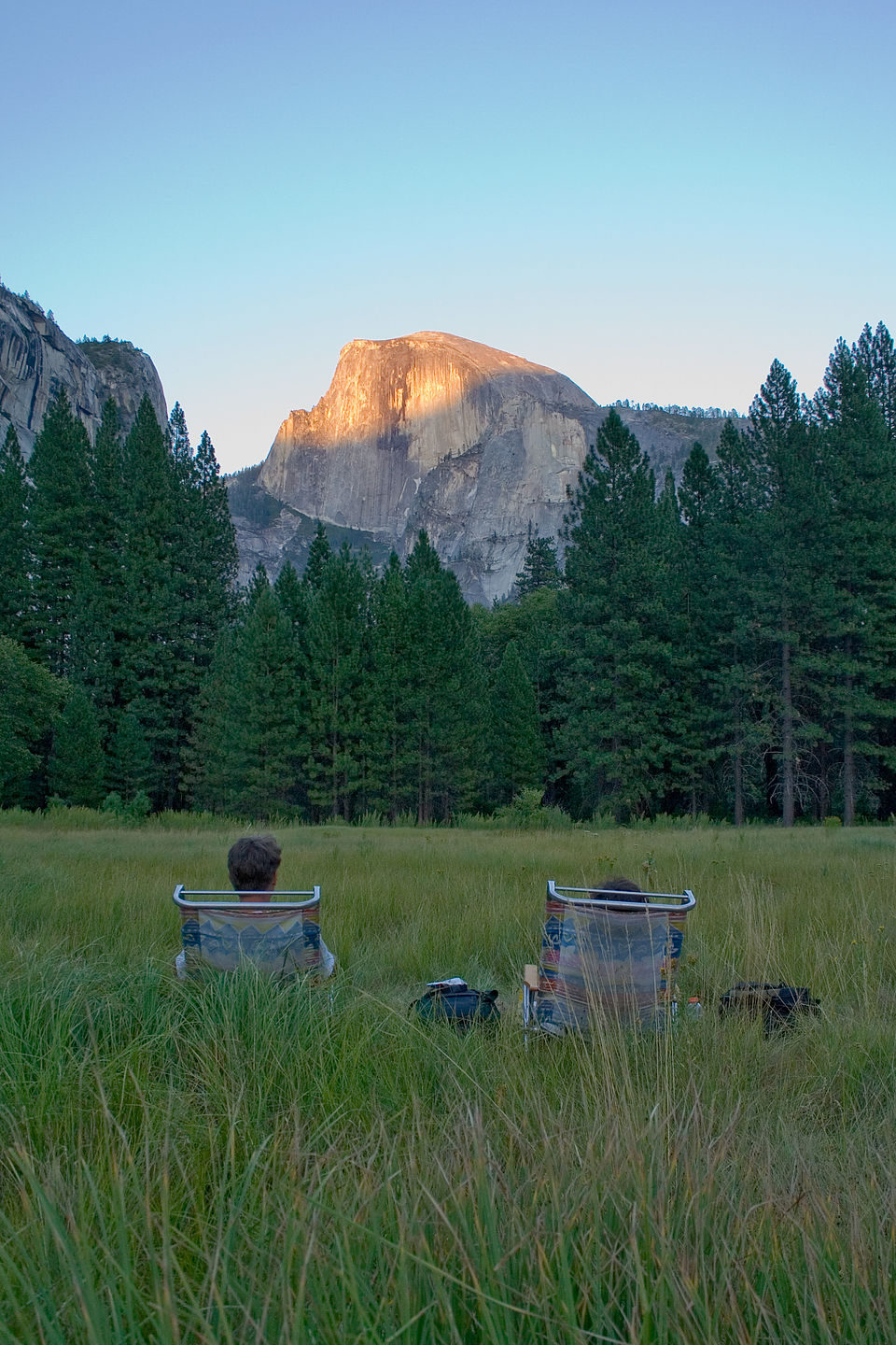 Mom and Dad at Ahwahnee Meadow - AJG Mom and Dad at Ahwahnee Meadow - AJG
